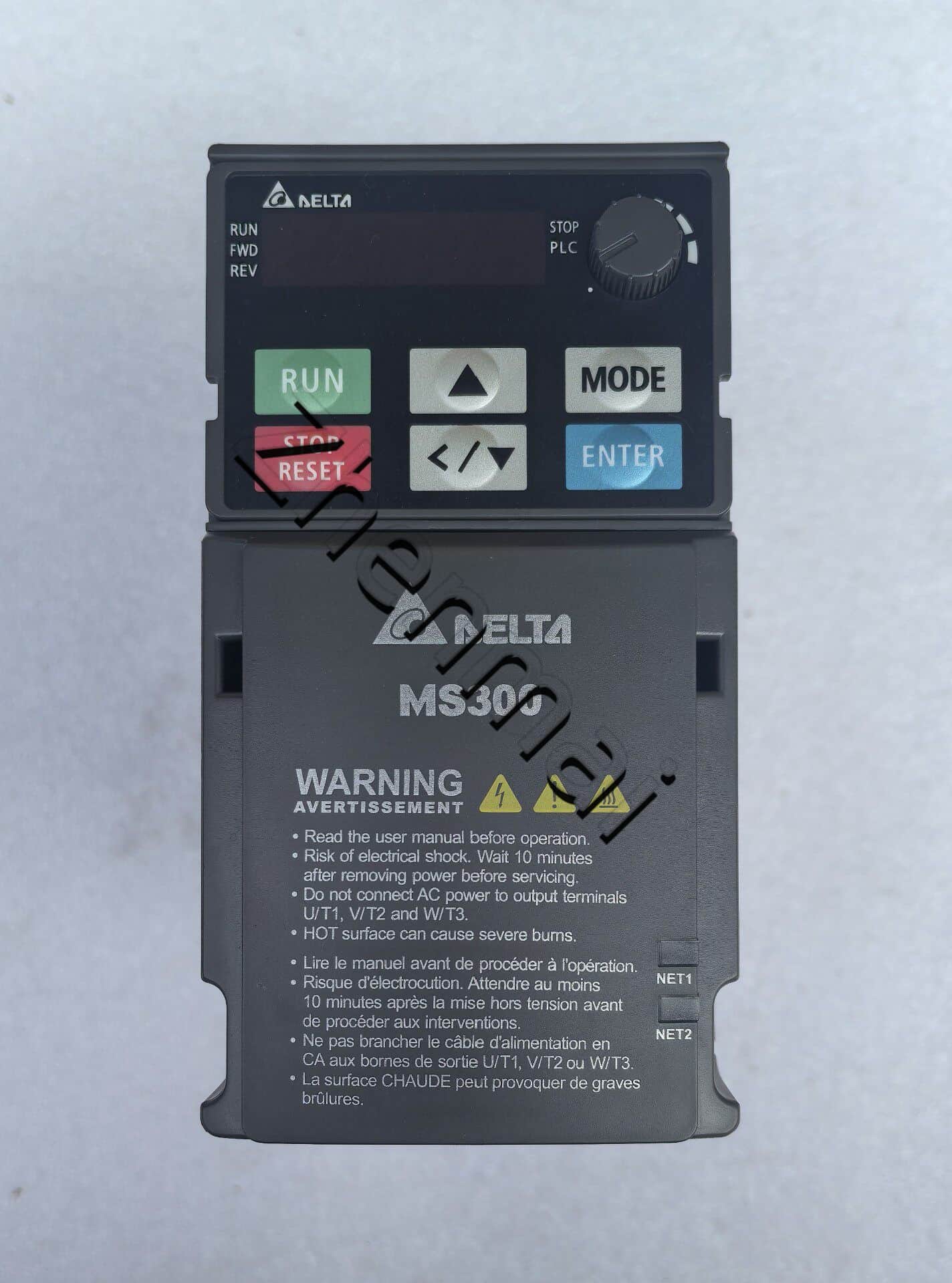 100% ολοκαίνουργιο πρωτότυπο και γνήσιο Delta 380V 0,75KW VFD2A7MS43ANSAAF Μετατροπείς συχνότητας Drive Servo Motor
