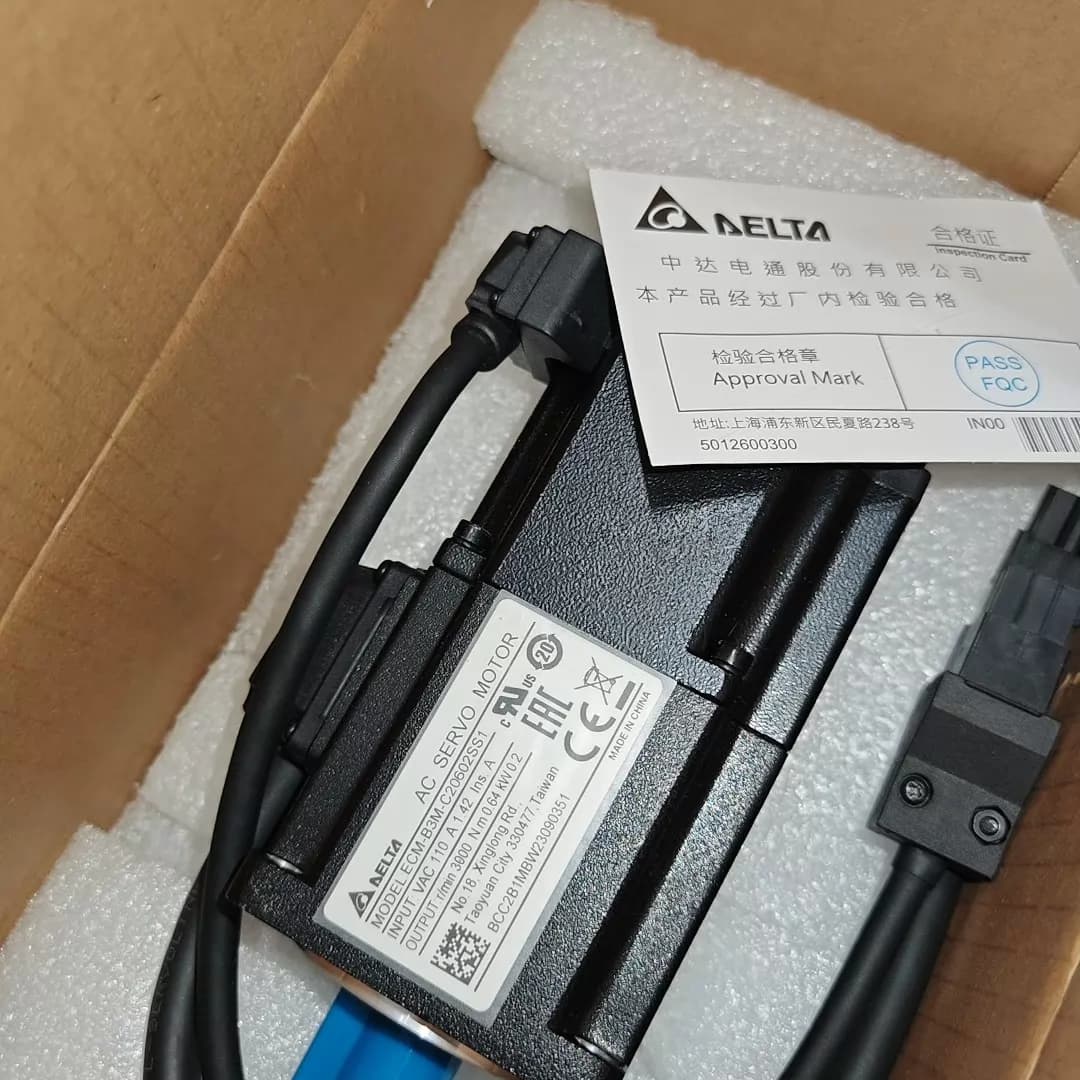100% ολοκαίνουργιο πρωτότυπο και γνήσιο Delta ECM-B3M-C20602SS1 Μετατροπείς συχνότητας Drive Servo Motor