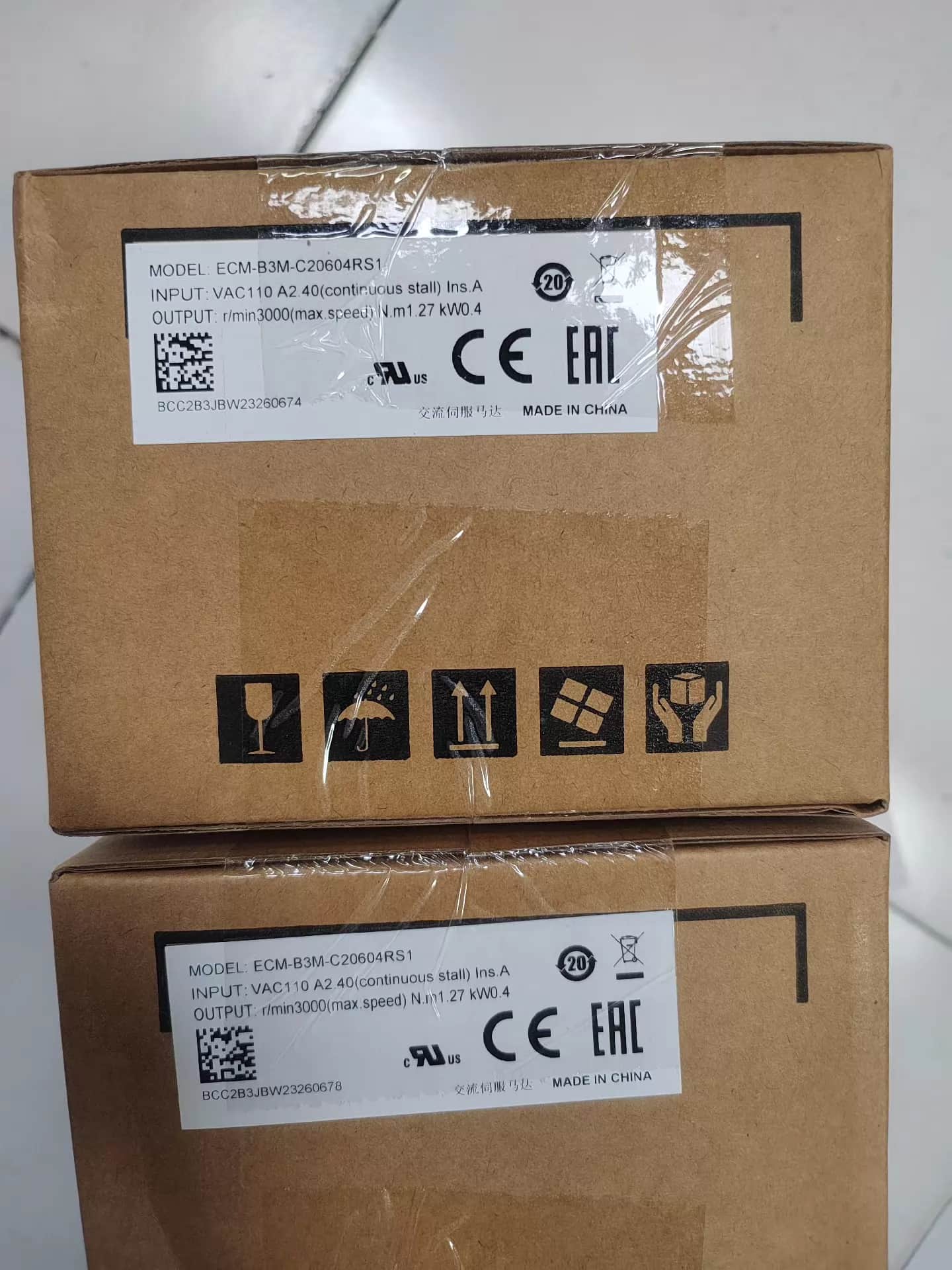 100% ολοκαίνουργιο πρωτότυπο και γνήσιο Delta ECM-B3M-C20604RS1 Μετατροπείς συχνότητας Drive Servo Motor