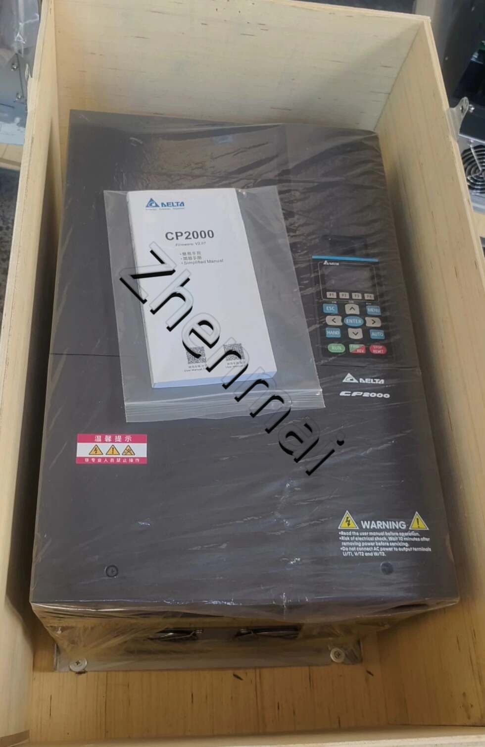 100% ολοκαίνουργιο πρωτότυπο και γνήσιο Delta VFD750CP43B-00 380V75KW Μετατροπείς συχνότητας Drive Servo Motor