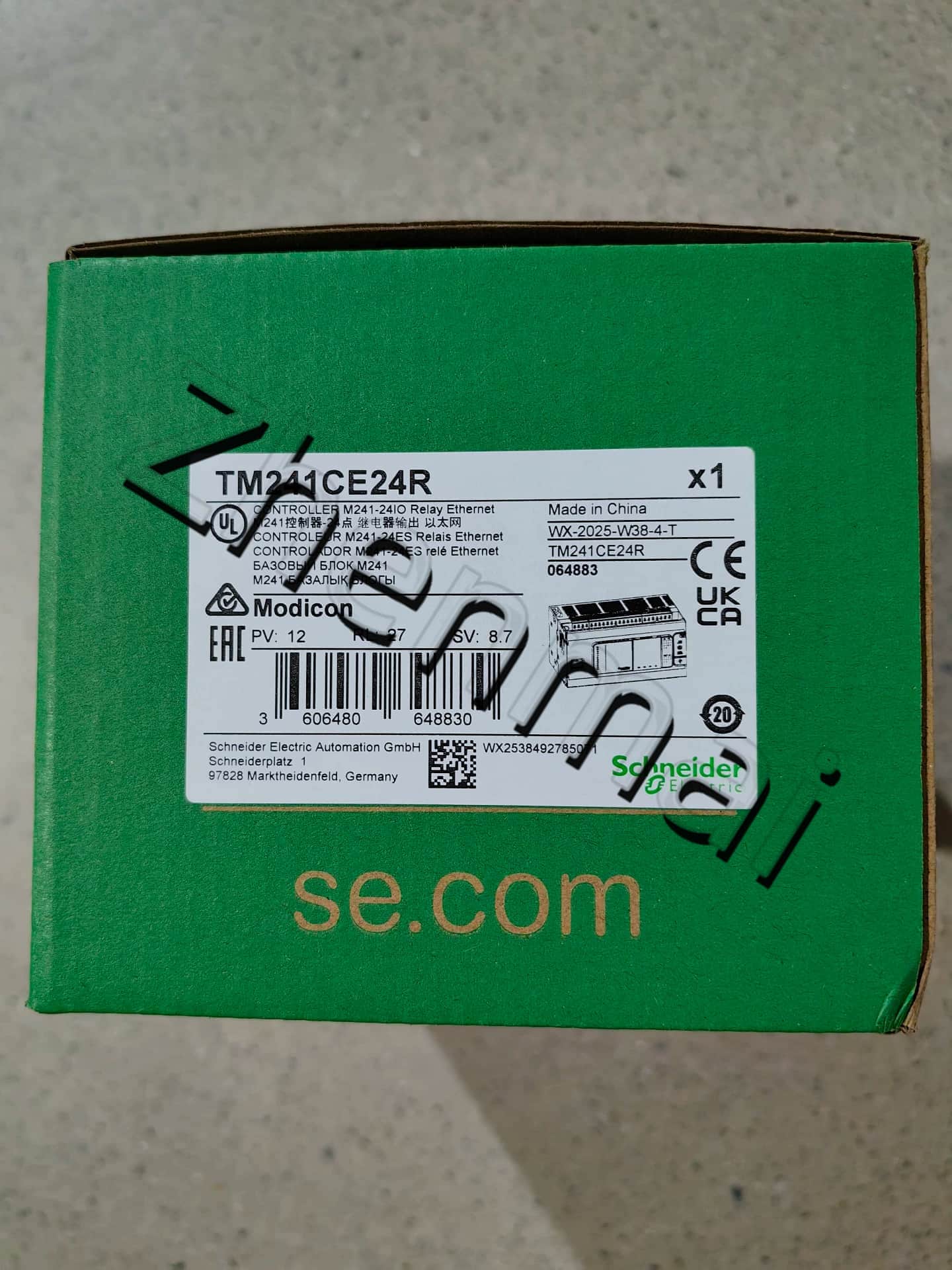 100% ολοκαίνουργιο, αυθεντικό και γνήσιο Schneider TM241CE24R Μετατροπείς συχνότητας, διακόπτες κυκλώματος, επαφές, προστατευτικές συσκευές