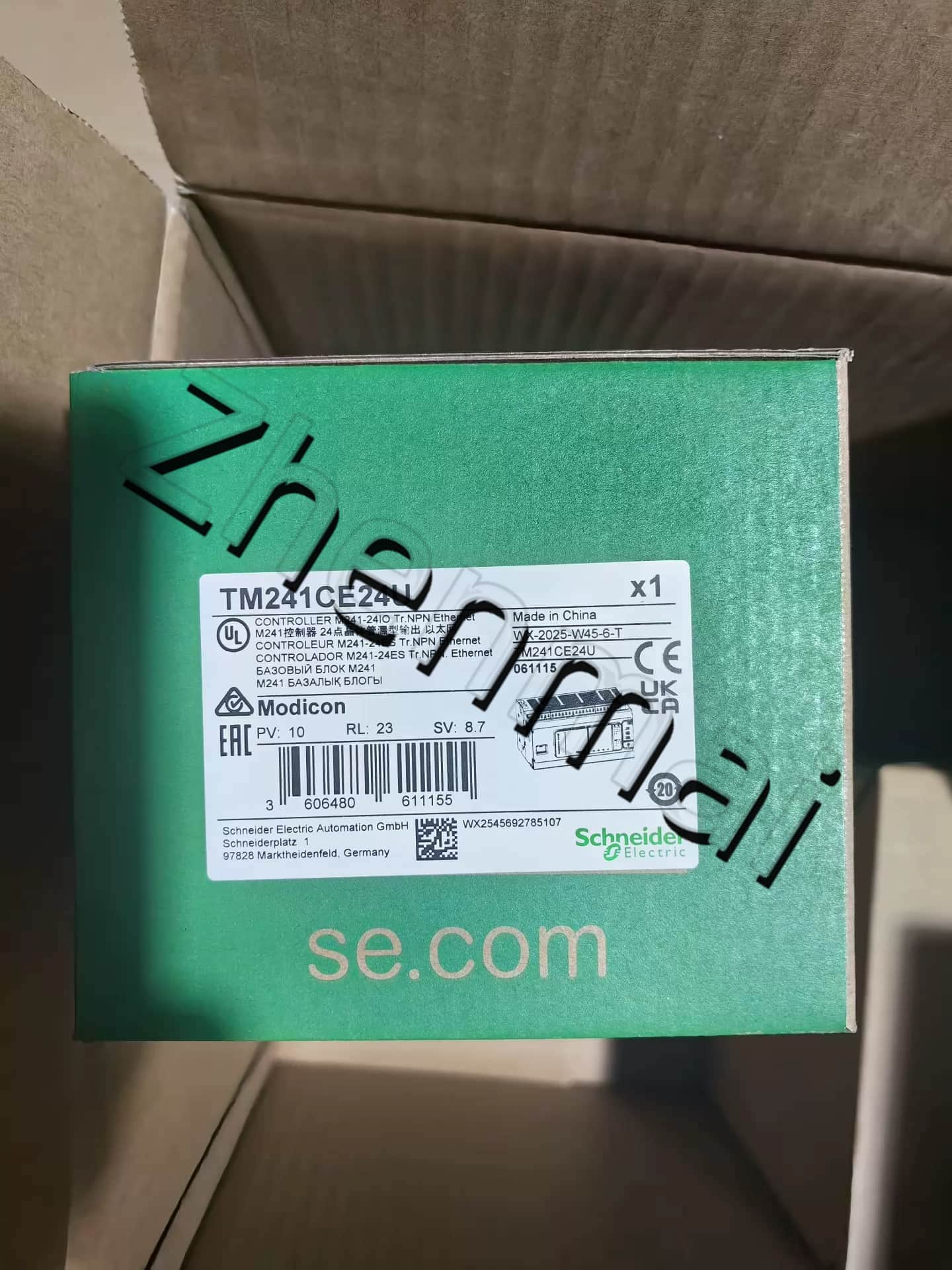 100% ολοκαίνουργιο, αυθεντικό και γνήσιο Schneider TM241CE24U Μετατροπείς συχνότητας, διακόπτες κυκλώματος, επαφές, προστατευτικές συσκευές