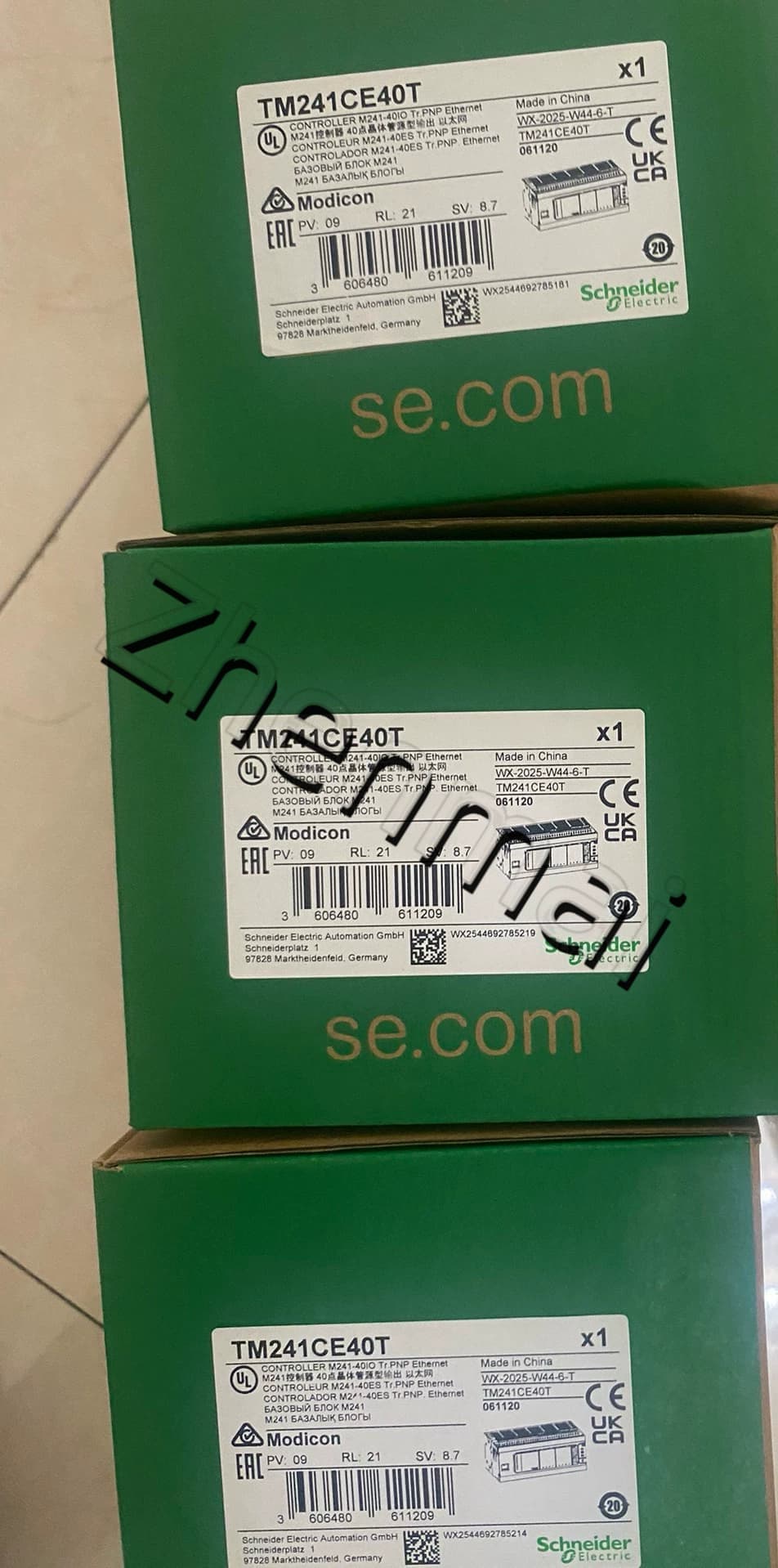 100% ολοκαίνουργιο, αυθεντικό και γνήσιο Schneider TM241CE40T Μετατροπείς συχνότητας, διακόπτες κυκλώματος, επαφές, προστατευτικές συσκευές