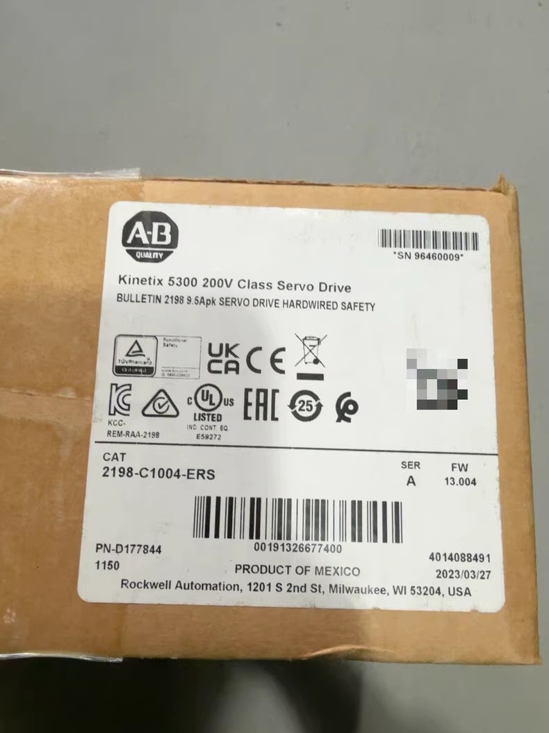 2198-C1004-ERS Kinetix 5300 Servo Drive, ολοκαίνουργιο και γνήσιο Γρήγορη παράδοση