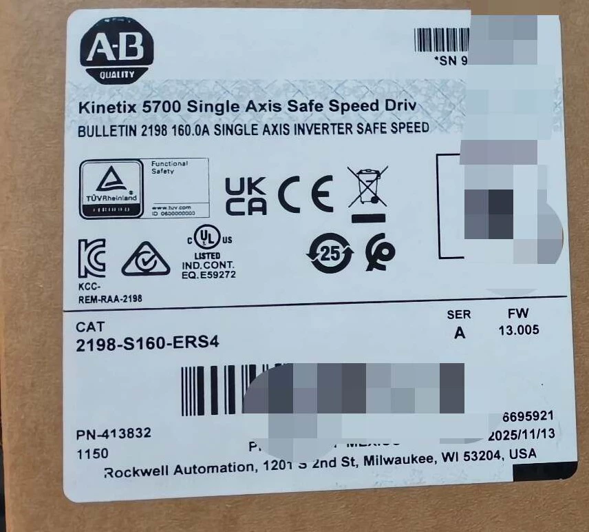 2198-S160-ERS4 Kinetix 5700 servo, ολοκαίνουργιο και γνήσιο