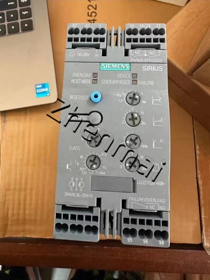 Ολοκαίνουργιο, γνήσιο, απευθείας εργοστασιακό Siemens 3RW4036-2BB14 Soft Starter SIRIUS SOFT STARTER
