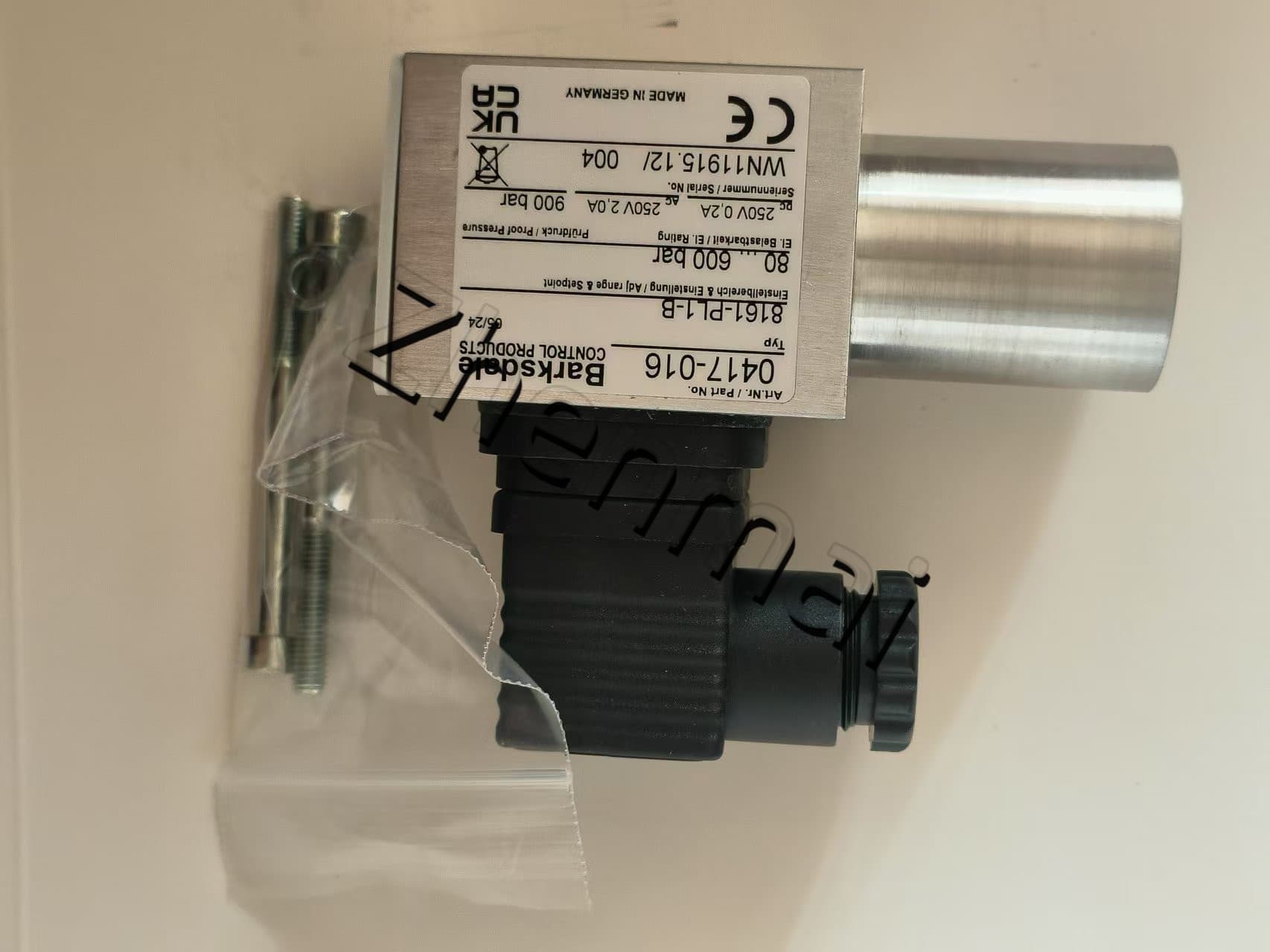 Ολοκαίνουργιο Γνήσιο Barksdale 8161-PL1-B 0417-016 Αισθητήρας πίεσης Διακόπτης στάθμης Διακόπτης ροής Διακόπτης πίεσης Γρήγορη αποστολή