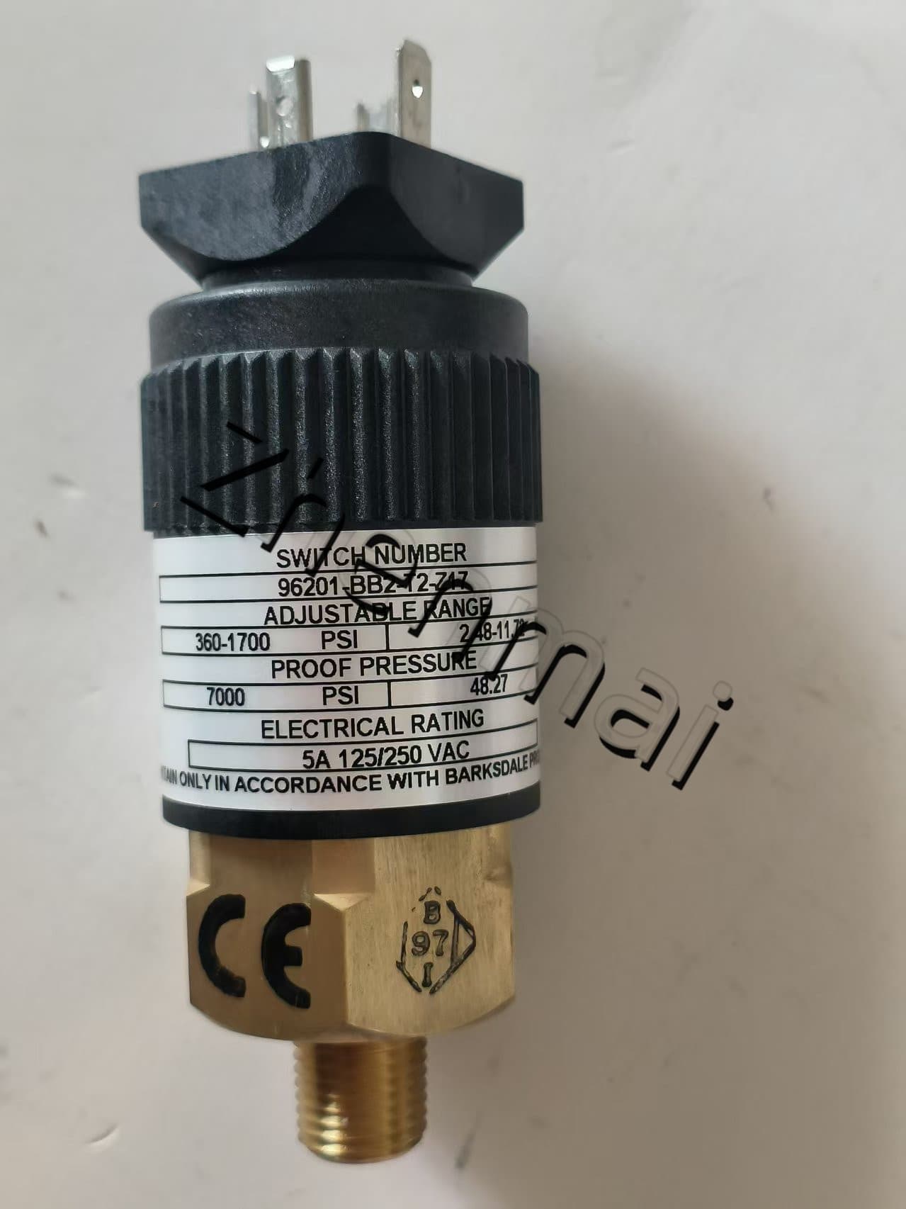 Ολοκαίνουργιο Γνήσιο Barksdale 96201-BB2-T2-Z17 Αισθητήρας πίεσης Διακόπτης στάθμης Διακόπτης ροής Διακόπτης πίεσης Γρήγορη αποστολή