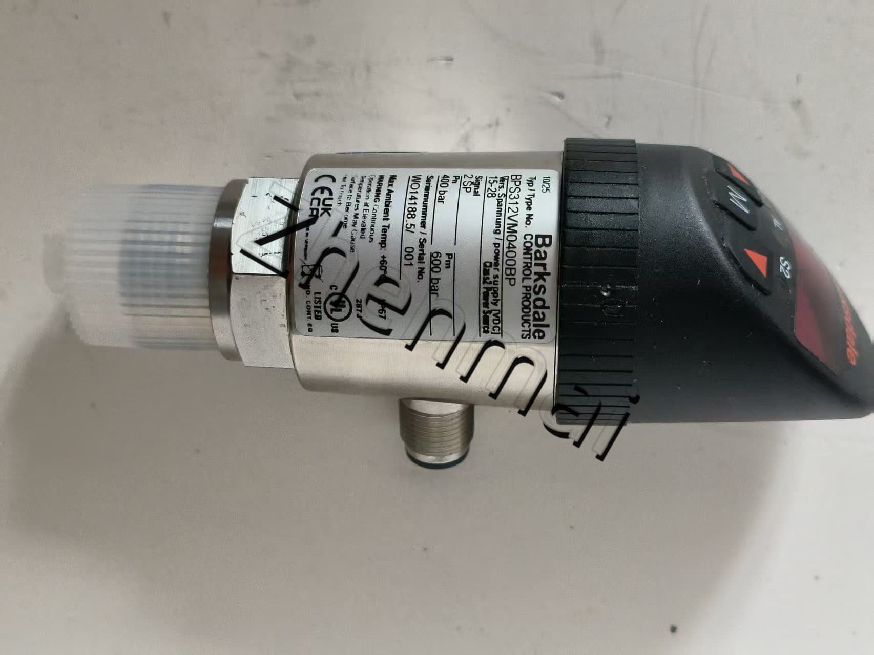 Ολοκαίνουργιο Γνήσιο Barksdale BPS312VM0400BP Αισθητήρας πίεσης Διακόπτης στάθμης Διακόπτης ροής Διακόπτης πίεσης Γρήγορη αποστολή