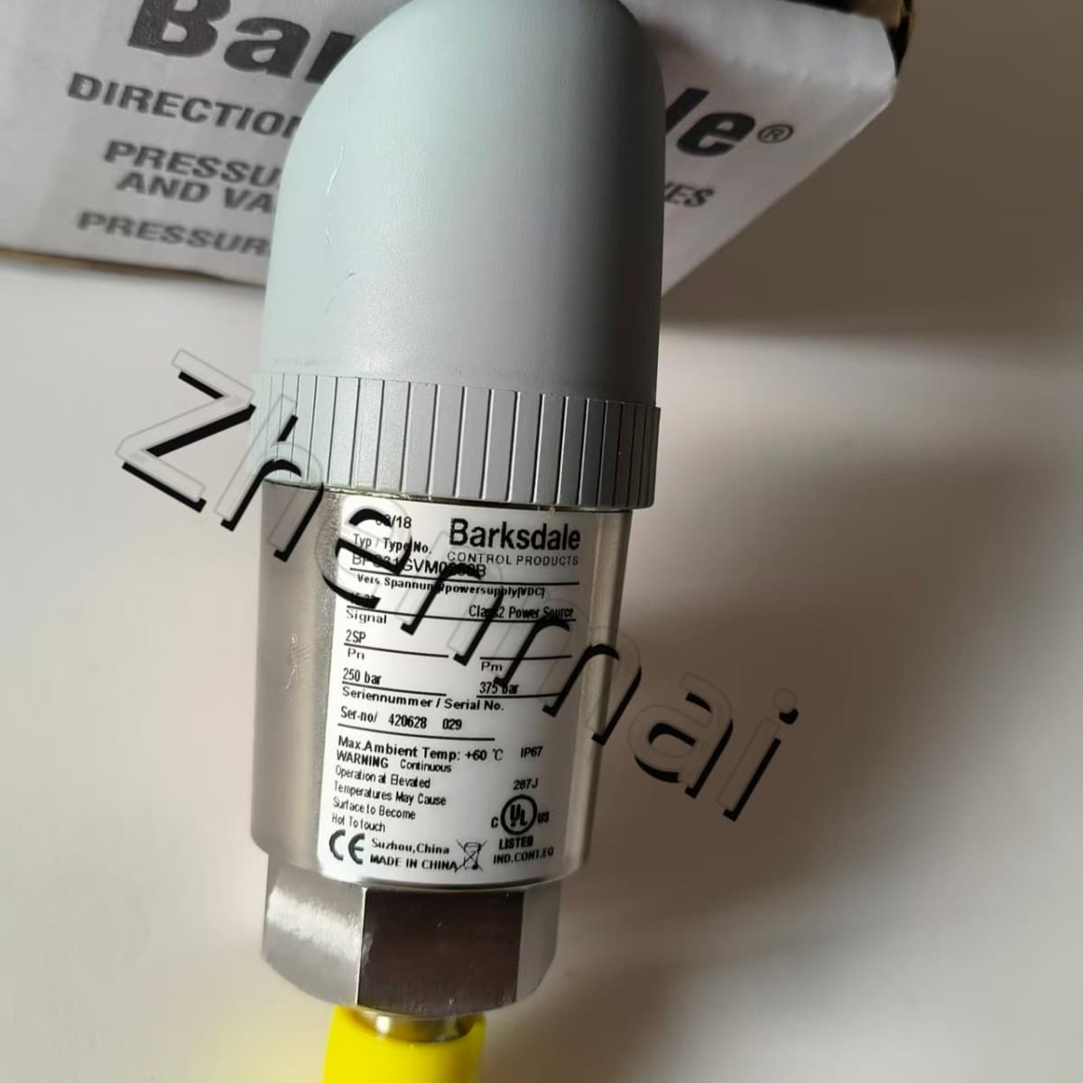 Ολοκαίνουργιο Γνήσιο Barksdale BPS31GVM0250B Αισθητήρας πίεσης Διακόπτης στάθμης Διακόπτης ροής Διακόπτης πίεσης Γρήγορη αποστολή