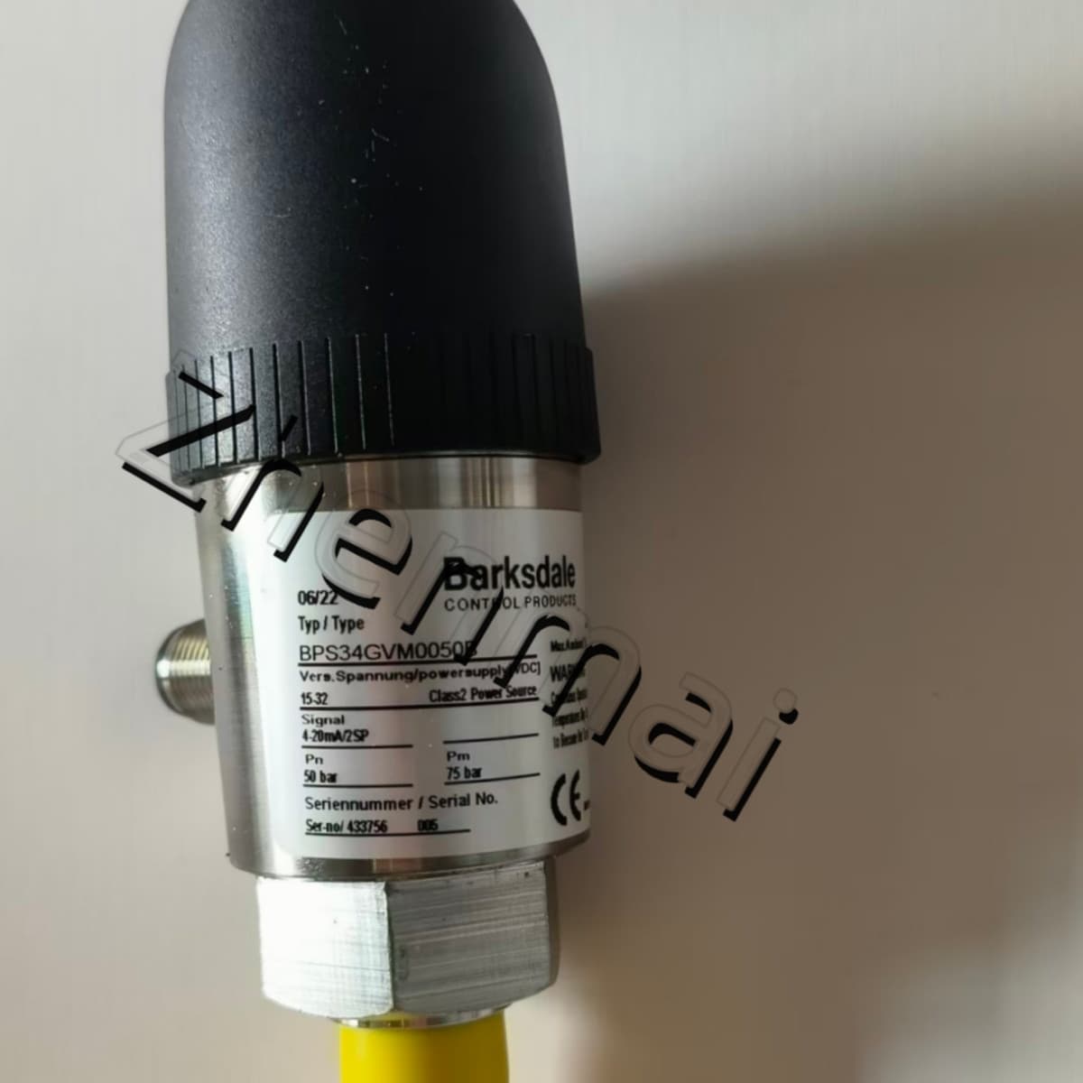 Ολοκαίνουργιο Γνήσιο Barksdale BPS34GVM0050B Αισθητήρας πίεσης Διακόπτης στάθμης Διακόπτης ροής Διακόπτης πίεσης Γρήγορη αποστολή
