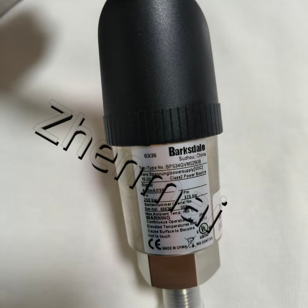 Ολοκαίνουργιο Γνήσιο Barksdale BPS34GVM0250B Αισθητήρας πίεσης Διακόπτης στάθμης Διακόπτης ροής Διακόπτης πίεσης Γρήγορη αποστολή