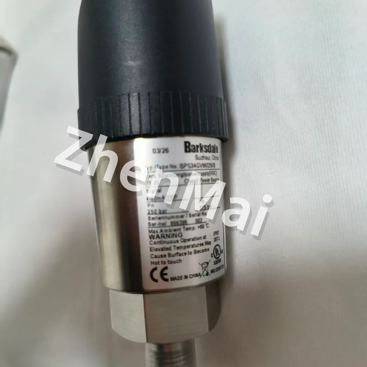 Ολοκαίνουργιο Γνήσιο Barksdale BPS34GVM0400B Αισθητήρας πίεσης Διακόπτης στάθμης Διακόπτης ροής Διακόπτης πίεσης Γρήγορη αποστολή