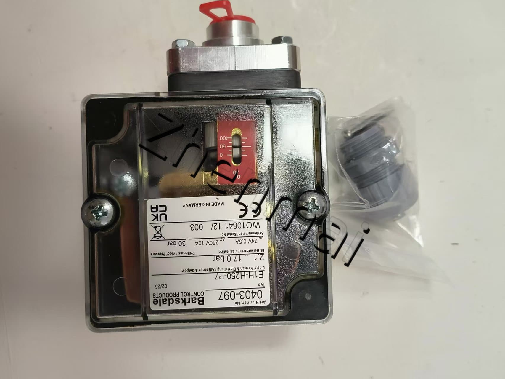 Ολοκαίνουργιο Γνήσιο Barksdale E1H-H250-P7 0403-097 Αισθητήρας πίεσης Διακόπτης στάθμης Διακόπτης ροής Διακόπτης πίεσης Γρήγορη αποστολή