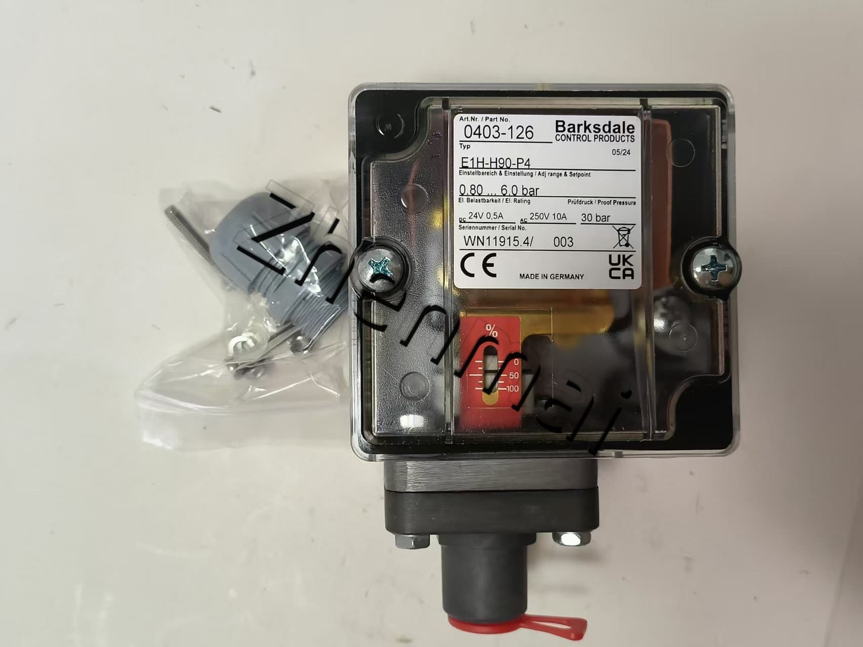 Ολοκαίνουργιο Γνήσιο Barksdale E1H-H90-P4 0403-126 Αισθητήρας πίεσης Διακόπτης στάθμης Διακόπτης ροής Διακόπτης πίεσης Γρήγορη αποστολή