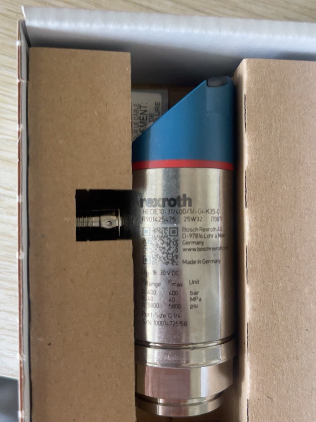 Ολοκαίνουργιο Γνήσιο Bosch Rexroth Servo Drive Αισθητήρας πίεσης HEDE10-3X/400/1/-GI-K35-0 Servo Motor Γρήγορη αποστολή